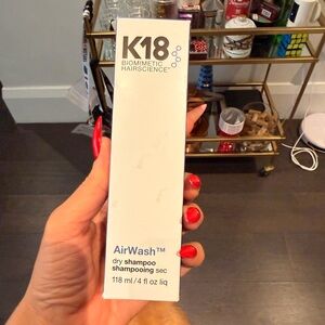 K18 BIOMMETIC HAIR SCIENCE AirWash Dry Shampoo - White NWT IN BOX 4oz